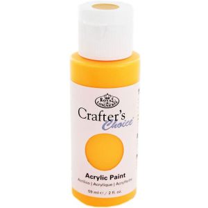 Farba akrylowa R&L Crafter's Choice 59ml, Pomarańczowa/Fluorescent Golden